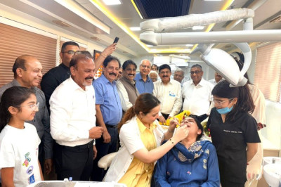 Attended free Dental and ENT check-up camp jointly organized by LPS Bossard, Rotary Club of Rohtak, and Sector Pride Club, Rohtak,